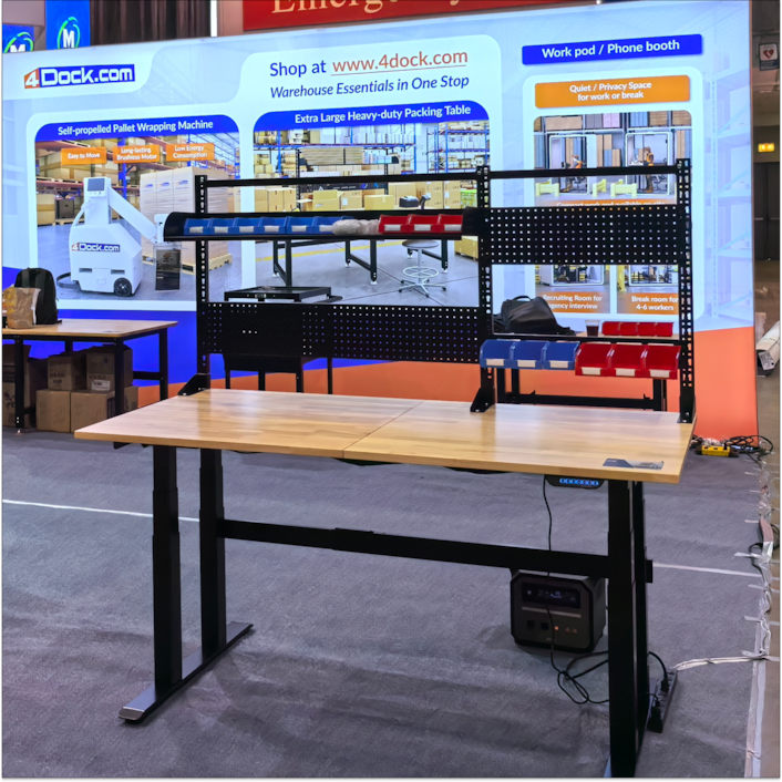 Electric Adjustable Height Workbench | 4-Motor, 4-Leg Electric Adjustable Height Workbench | 4-Motor, 4-Leg